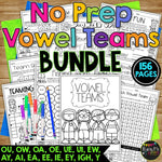 Vowel Teams Worksheets and Activities No Prep Printables Long Vowels