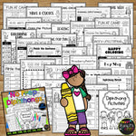 Diphthongs Ou, Ow, Oi, Oy, Au, Aw Words Worksheets Activities No Prep Printables