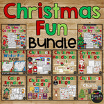 Christmas Activities BUNDLE Games, Bingo, No Prep Worksheets, Crafts & More