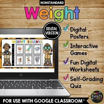 Nonstandard WEIGHT Digital Version for Google Classroom™ Distance Learning
