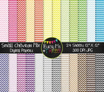 SMALL Chevron Mix Digital Papers {Commercial Use Digital Graphics}