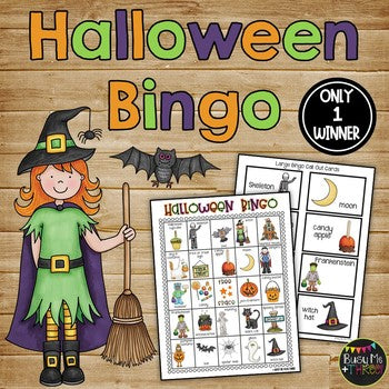 HALLOWEEN BINGO Game Activity {25 Different Bingo Cards}