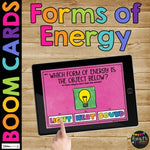 Forms of Energy BOOM CARDS™ Science Digital Learning | Light, Heat, Sound