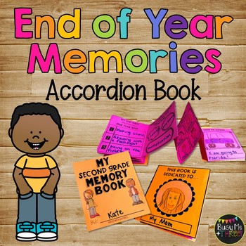 End of the Year Memory Book Activity, Mini Accordion Booklet