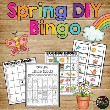 Spring Bingo Activity Game DIY {DO IT YOURSELF}