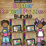 Easter Boom Cards Mystery Picture Reveal Puzzle Missing Addends