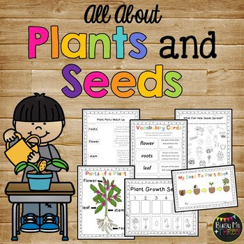 Plant Life Cycle Worksheets, Observation Journal, Crafty & Posters