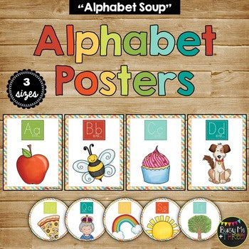 Alphabet Posters and Word Wall Labels, Alphabet Letters