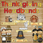 Thanksgiving Activities Themed Sentence Strip Headbands