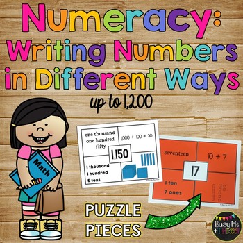 Numeracy Activity {Writing Numbers in Different Forms Up to 1,200}