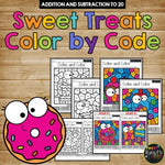 Color by Code SWEET TREATS Color by Number {Addition & Subtraction to 20}