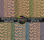 GLITTER Pastel Chevron Burlap Digital Papers {Commercial Use Digital Graphics}