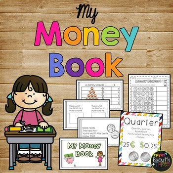 Money Book Activity, Money Worksheet, Money Posters & Songs