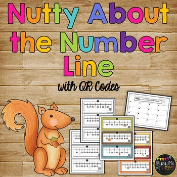 Number Line Missing Numbers Up to 200 {QR Codes}