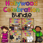 Hollywood Theme Celebration BUNDLE, Powerpoint, Printables, Decor, Paper