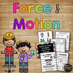 Force and Motion Worksheets Science Experiments Interactive Notebook Activities