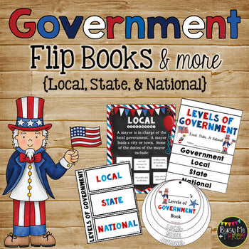 Levels of Government Local, State, and National | Grades 1, 2, 3
