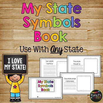 State Symbols Book -- Works with ALL States within the United States