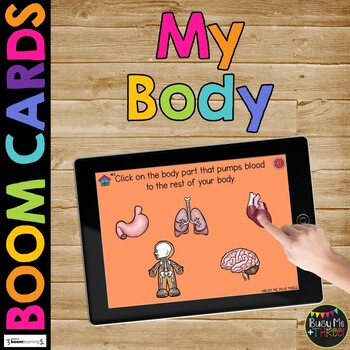 Human Body Parts and Systems BOOM CARDS™ Digital Learning Game Distance Learning
