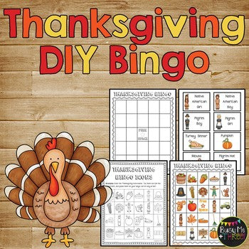 Thanksgiving Bingo DIY {DO IT YOURSELF}