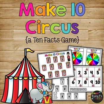 Ten Facts Game, Number Sense, Numeracy for K, First, Second