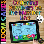 Number Line Practice Ordering Numbers to 120 BOOM CARDS™ Digital Learning Game