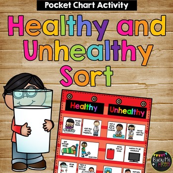 Healthy and Unhealthy Sort for Pocket Chart Healthy Habits