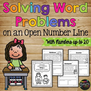 Word Problems Using a Number Line (Number up to 20)