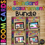 Standard Measurement BUNDLE BOOM CARDS™ Math Distance Learning, 2nd Grade