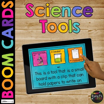 Science Tools BOOM CARDS™ for Primary Students Digital Learning Game