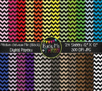 MEDIUM Chevron Mix Black, Digital Papers {Commercial Use Digital Graphics}