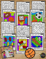 Color by Code GYM CLASS Color by Number {Addition & Subtraction to 10}