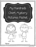 One Hundreds Chart Mystery Pictures Packet, Math Hidden Pictures