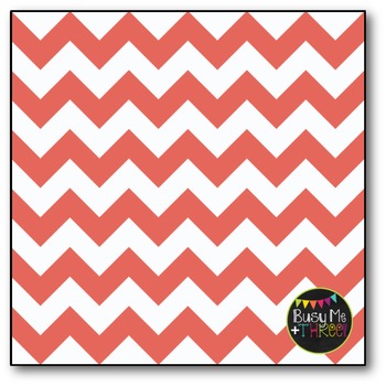 Banana Split Chevron Digital Papers {Commercial Use Digital Graphics}