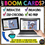 WINTER Boom Cards™ Uncover the Picture Set 3 Place Value Base Ten & Word Form