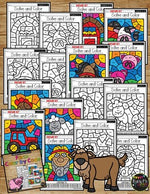 Color by Code FARM ANIMALS Color by Number {Addition & Subtraction to 20}