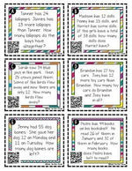 Two Step Word Problems Task Cards, QR Codes, Numbers Up To 99