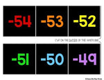 Classroom Decor Number Line & Number Path Rainbow and Black {-100 to 300}