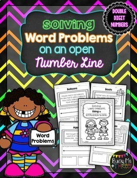 Word Problems BUNDLE Booklet {Base Ten, Number Line, Hundreds Chart}