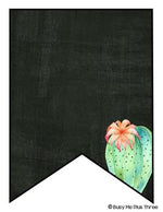 Cactus Editable Banners {Chalkboard Theme}