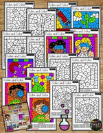 Back to School Activities SCIENCE Color by Code {Addition & Subtraction to 20}