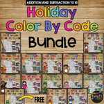 Color by Code Math Activities BIG BUNDLE {Addition & Subtraction to 10}
