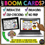 Thanksgiving Boom Cards™ MAYFLOWER Color by Code Digital Learning Activity