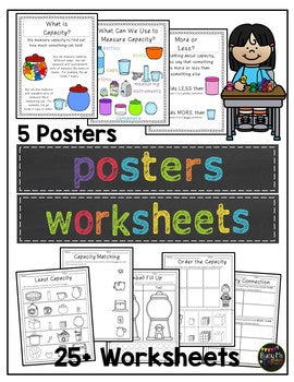 Nonstandard Capacity Unit for Kindergarten, 1st Measurement