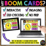 Telling Time BOOM CARDS™ Measurement Digital Learning Game