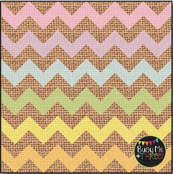 LARGE Pastel Chevron Burlap Digital Papers {Commercial Use Digital Graphics}