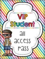 Classroom VIP Decor Set, Signs, Labels, Banners, & More