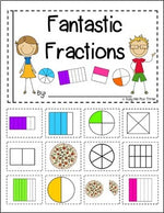 Fractions Book *SECOND GRADE VERSION* Includes Sixths and Eighths