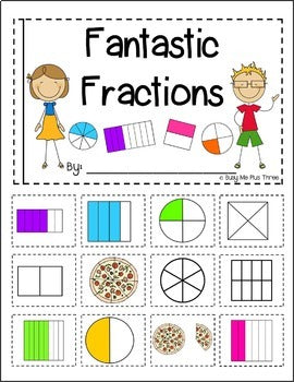 Fractions Book *SECOND GRADE VERSION* Includes Sixths and Eighths