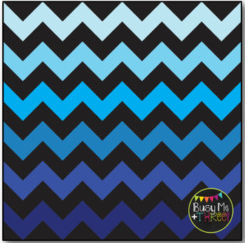 Winter Digital Papers Chevron on Black {Commercial Use Digital Graphics}